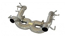 POWER OPTIMIZED EXHAUST SYSTEM RACE WITHOUT FLAP-REGULATION, COMPLETE HEAT PROTECTED